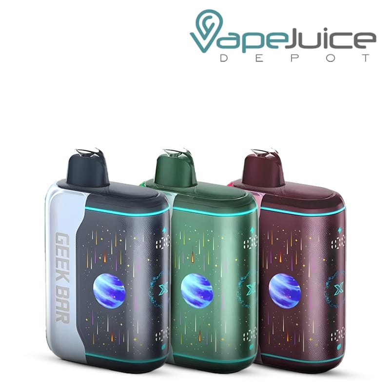 Three Flavors of Geek Bar Pulse X2 50K Disposable - Vape Juice Depot