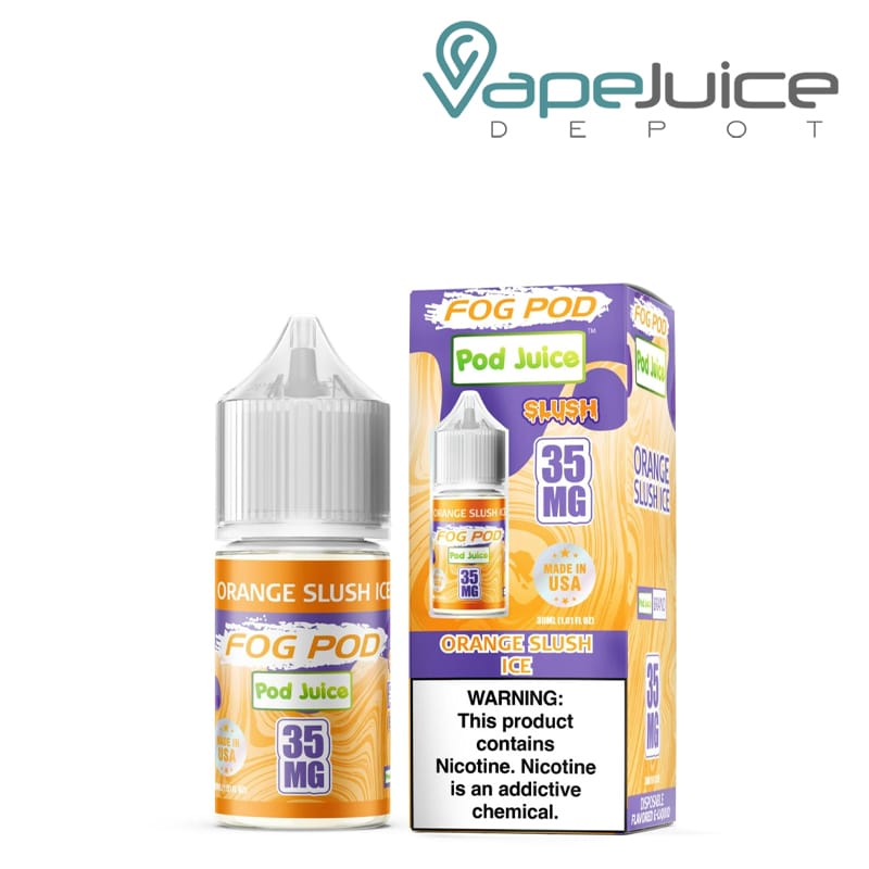 Orange Slush Ice Pod Juice Fog Pod Salt 30ml