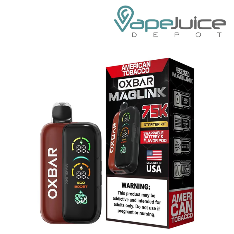 OXBAR Maglink 75K American Tobacco Disposable Kit