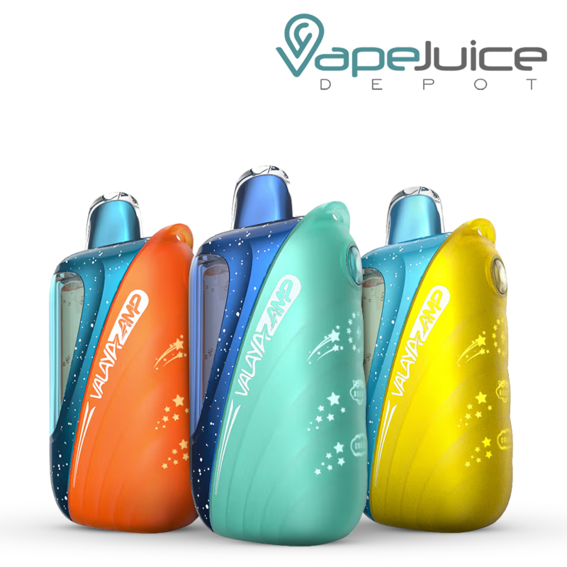 Three Flavors of UWELL Valaya Amp 60K Disposable - Vape Juice Depot